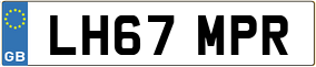 Truck License Plate